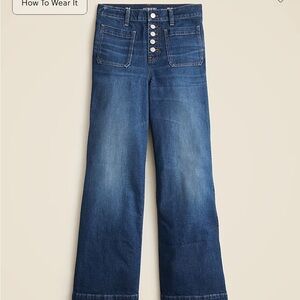 J. Crew 96 denim trouser Flare & Wide Leg Women's Jeans new with tags 29 8